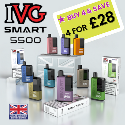 IVG Smart 5500 Disposable £7.99 or 4 for £28