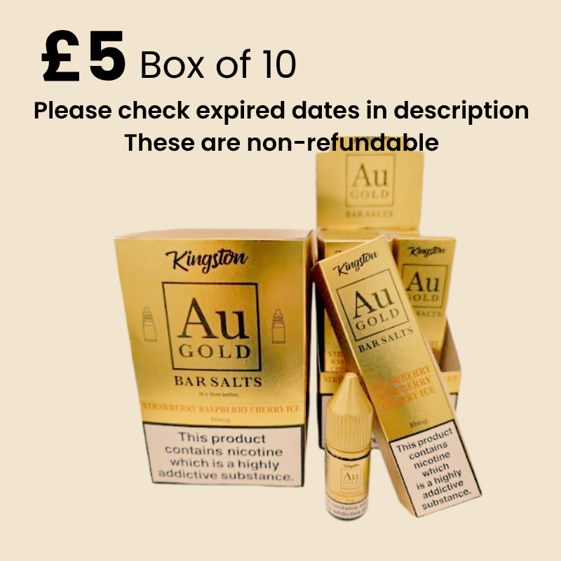 Kingston Au Gold Nic Salt (Expired) | 10 for £5