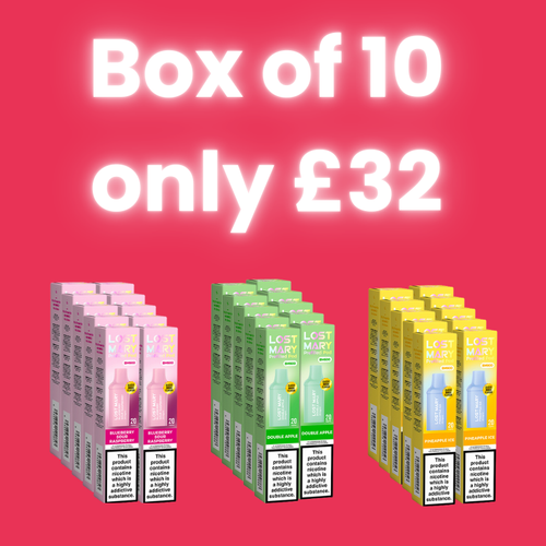Lost Mary BM600 Mini Prefilled PODS (£4 or Box of 10 £32)