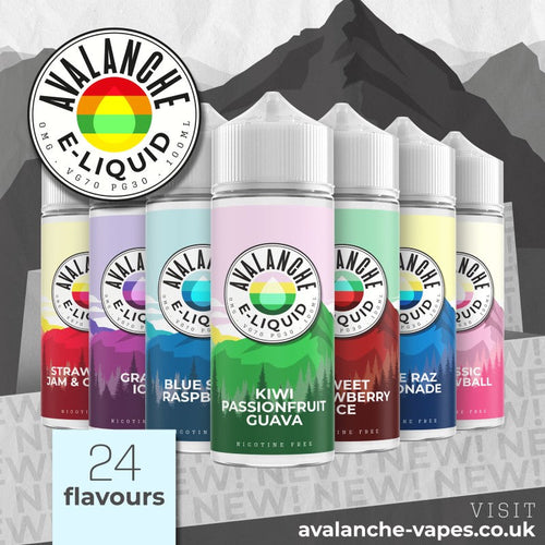 Avalanche 100ml 70/30 + 2 Nics £7