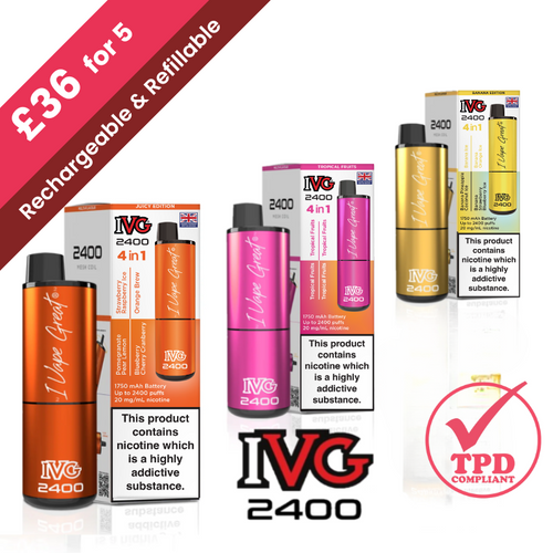 IVG 2400 Prefilled KIT (£7.99 or 5 for £36)