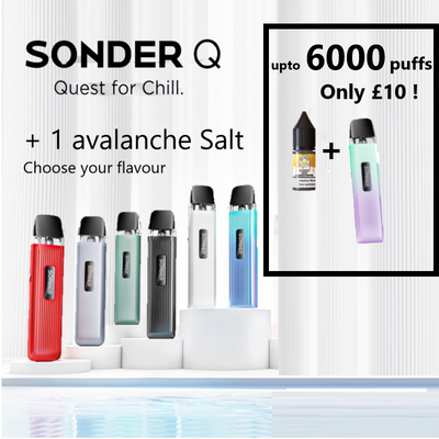 Geekvape Sonder Q Pod Kit + Free Salt £10