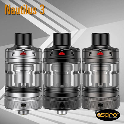 Aspire Nautilus 3 Tank | £12 - Avalanche Vapes Stainless Steel
