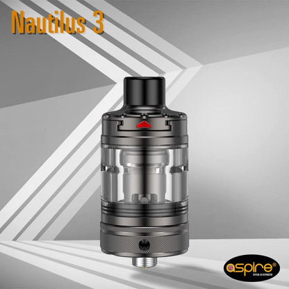 Aspire Nautilus 3 Tank | £12 - Avalanche Vapes Gunmetal