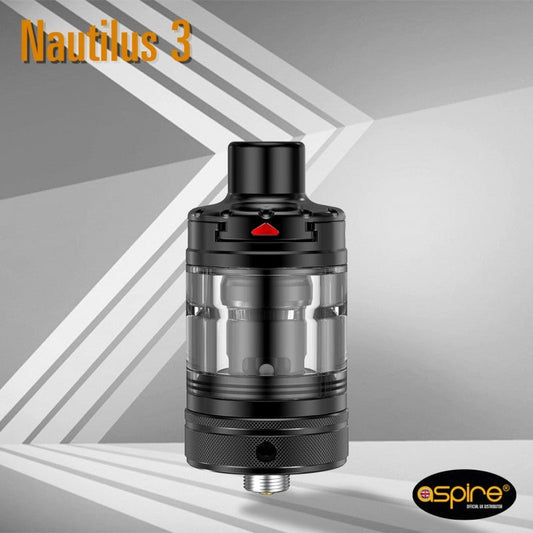 Aspire Nautilus 3 Tank | £12 - Avalanche Vapes Black