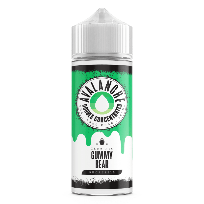 Avalanche 50/50 | 100ml + 2 Nics | £7 - Avalanche Vapes Gummy Bear50/50 Shortfill