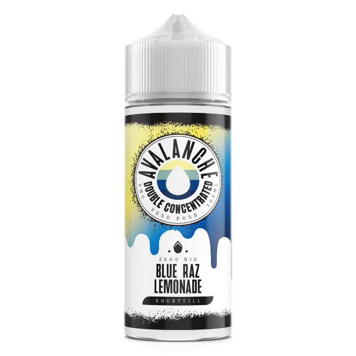 Avalanche 50/50 | 100ml + 2 Nics | £7 - Avalanche Vapes Blue Razz Lemonade50/50 Shortfill