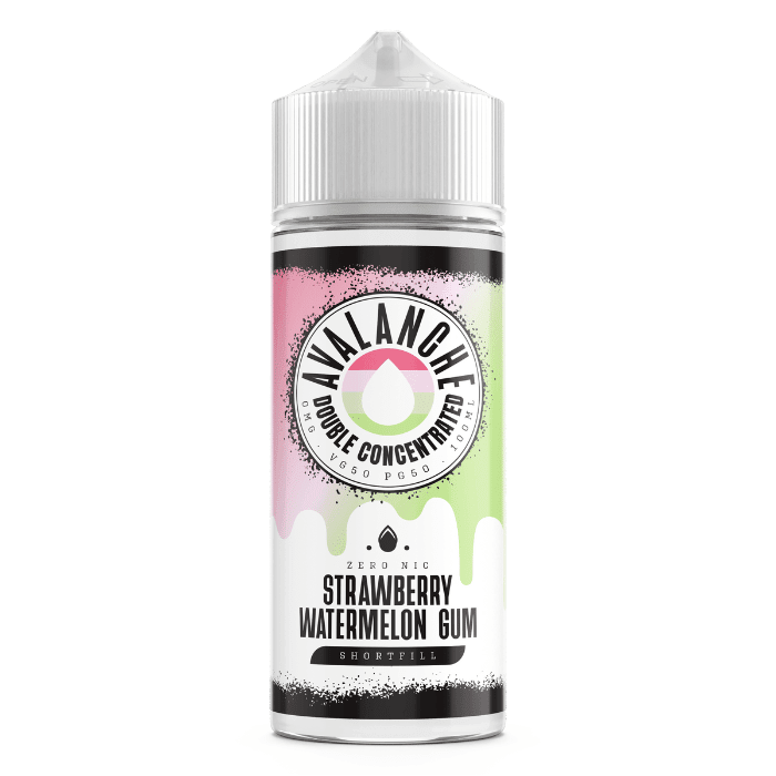 Avalanche 50/50 | 100ml + 2 Nics | £7 - Avalanche Vapes Strawberry Watermelon Gum50/50 Shortfill