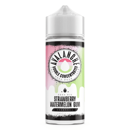 Avalanche 50/50 | 100ml + 2 Nics | £7 - Avalanche Vapes Strawberry Watermelon Gum50/50 Shortfill