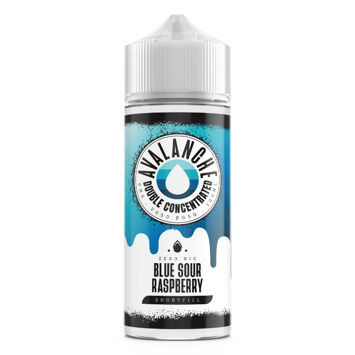 Avalanche 50/50 | 100ml + 2 Nics | £7 - Avalanche Vapes Blue Sour Raspberry50/50 Shortfill
