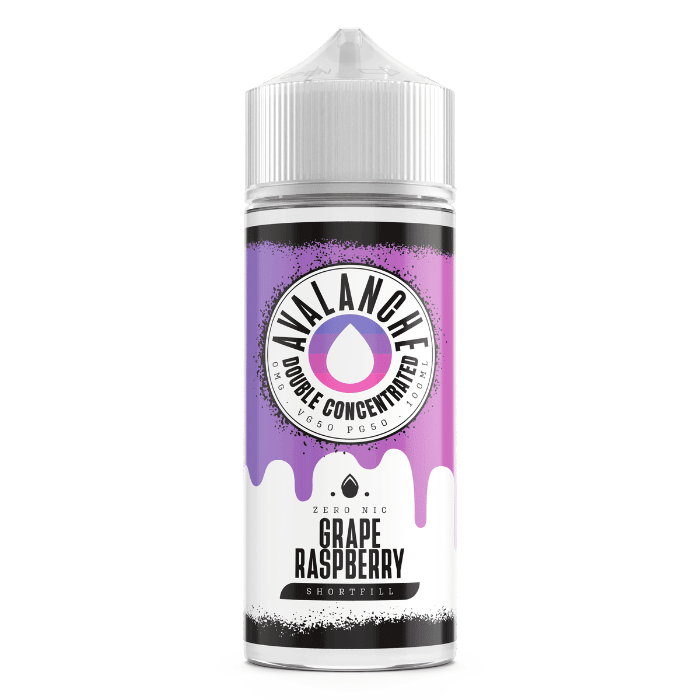 Avalanche 50/50 | 100ml + 2 Nics | £7 - Avalanche Vapes Grape Raspberry50/50 Shortfill