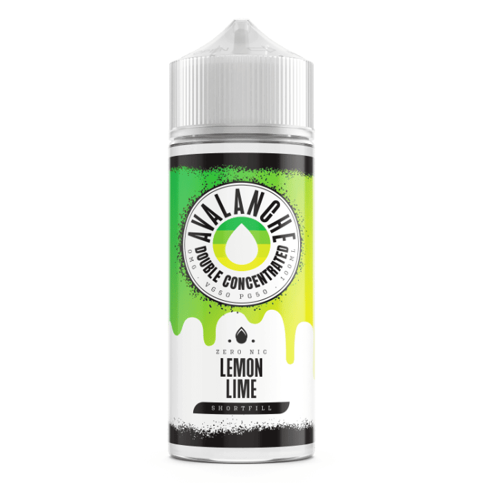 Avalanche 50/50 | 100ml + 2 Nics | £7 - Avalanche Vapes Lemon Lime50/50 Shortfill