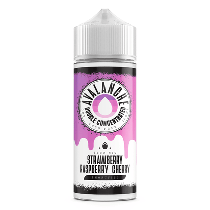 Avalanche 50/50 | 100ml + 2 Nics | £7 - Avalanche Vapes Strawberry Razz Cherry50/50 Shortfill