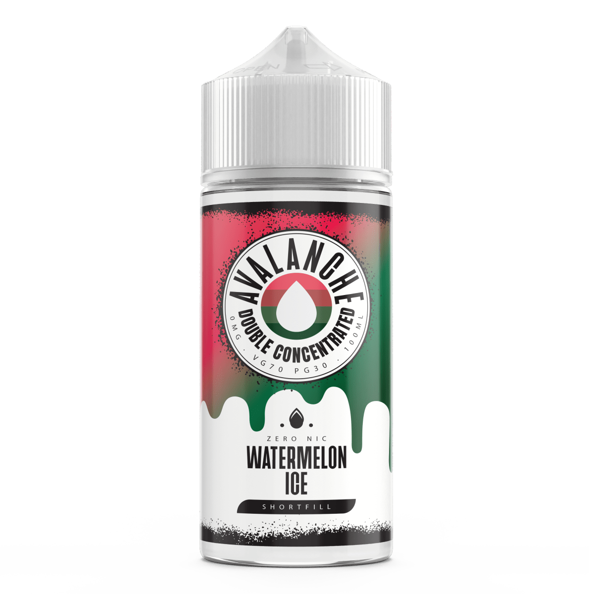 Avalanche 70/30 | 100ml + 2 Nics | £4 - Avalanche Vapes Apple Watermelon