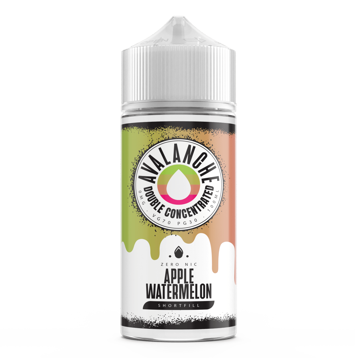 Avalanche 70/30 | 100ml + 2 Nics | £4 - Avalanche Vapes Apple Watermelon