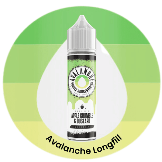 Avalanche Longfill + 3 Nic Salts | £6 - Avalanche Vapes Apple Watermelon/ 12mg (Inc 4 Salt shots)