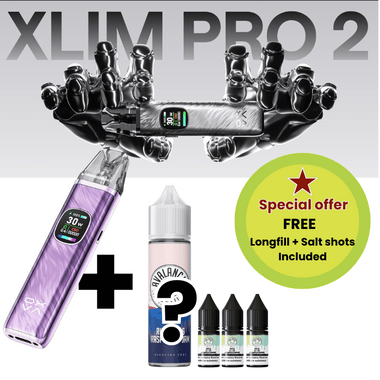 Oxva Xlim Pro 2 Pod Kit £19 + 50ml longfill