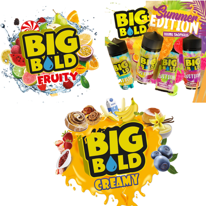 Big Bold 70/30 | 100ml + 2 Nics | £10 - Avalanche Vapes Berries & Bubblegum Delight