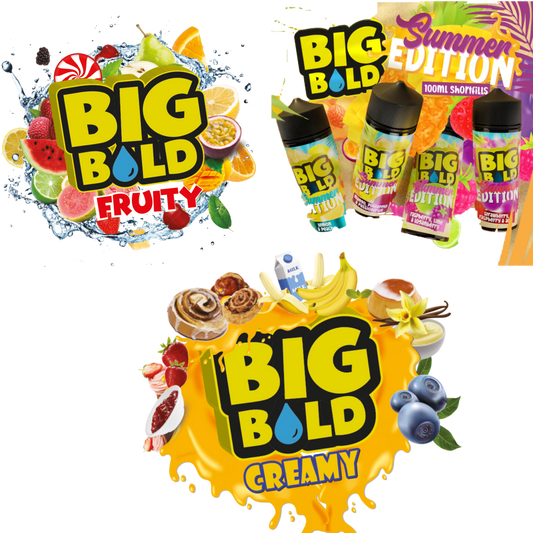 Big Bold 70/30 | 100ml + 2 Nics | £10 - Avalanche Vapes Berries & Bubblegum Delight