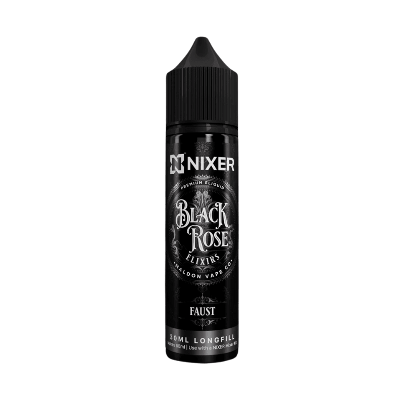Black Rose Longfill + 3 Nic Salts | £8 - Avalanche Vapes Faust/ 9mg (Inc 3 Salt Shots)