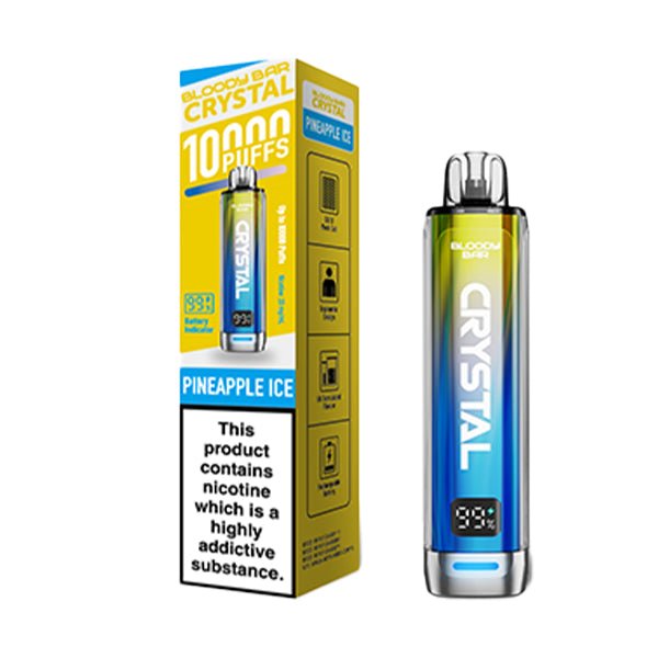 Bloody Bar Crystal 10K Prefilled Kit | £6 - Avalanche Vapes Pineapple IceKIT