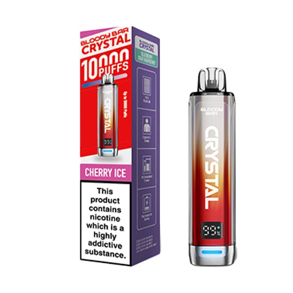 Bloody Bar Crystal 10K Prefilled Kit | £6 - Avalanche Vapes Cherry IceKIT