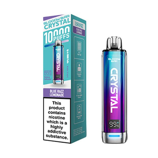 Bloody Bar Crystal 10K Prefilled Kit | £6 - Avalanche Vapes Blue Razz LemonadeKIT