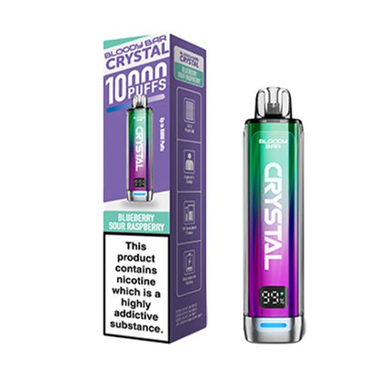 Bloody Bar Crystal 10K Prefilled Kit | £6 - Avalanche Vapes Blueberry Sour RaspberryKIT