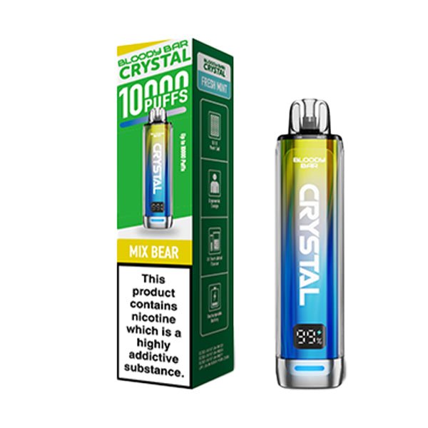 Bloody Bar Crystal 10K Prefilled Kit | £6 - Avalanche Vapes Mix BearKIT