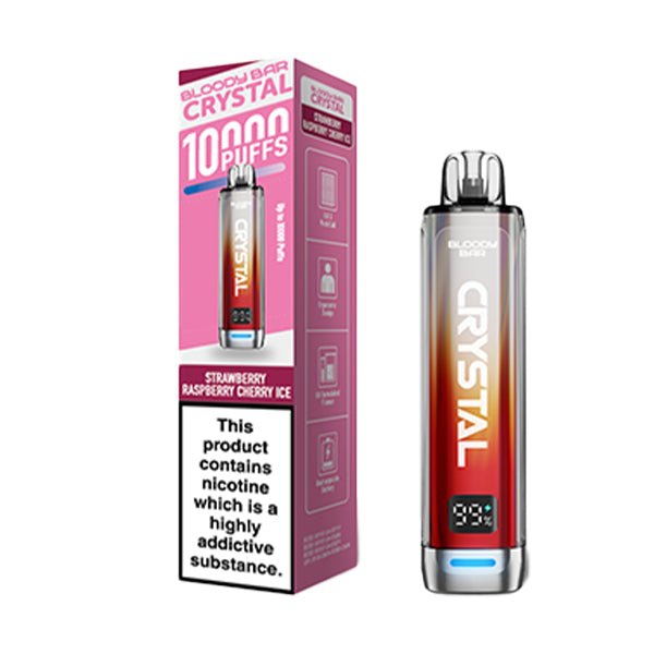 Bloody Bar Crystal 10K Prefilled Kit | £6 - Avalanche Vapes Strawberry BlastKIT