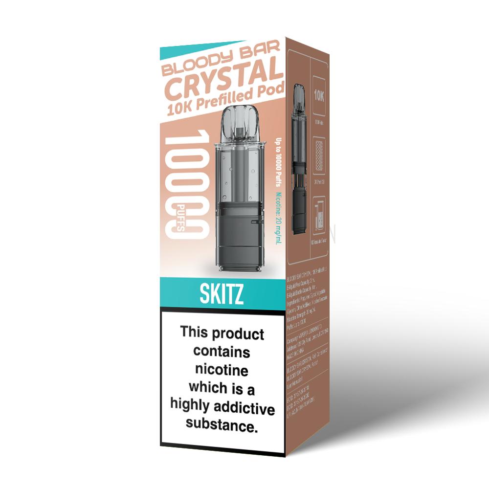 Bloody Bar Crystal 10K Prefilled Pods | £4 - Avalanche Vapes SkitzPODS