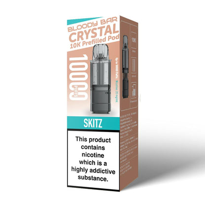 Bloody Bar Crystal 10K Prefilled Pods | £4 - Avalanche Vapes SkitzPODS