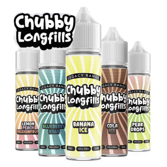 Chubby Longfill £4 - Avalanche Vapes Banana Ice12mg (inc 4 salt shots)