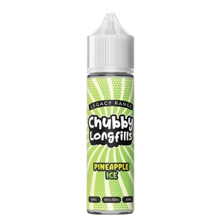 Chubby Longfill £4 - Avalanche Vapes Pineapple Ice12mg (inc 4 salt shots)