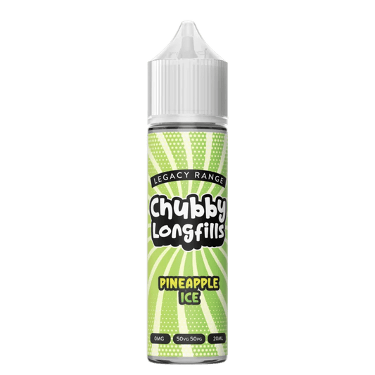 Chubby Longfill £4 - Avalanche Vapes Pineapple Ice12mg (inc 4 salt shots)