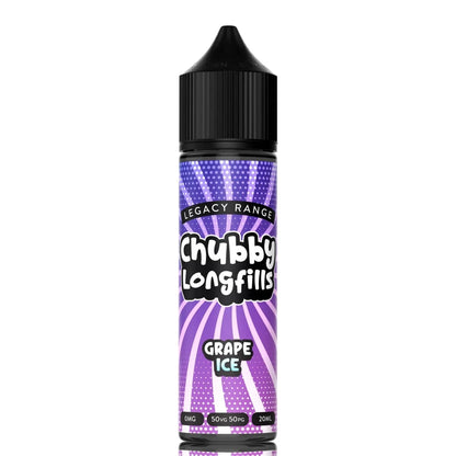 Chubby Longfill £4 - Avalanche Vapes Grape Ice12mg (inc 4 salt shots)
