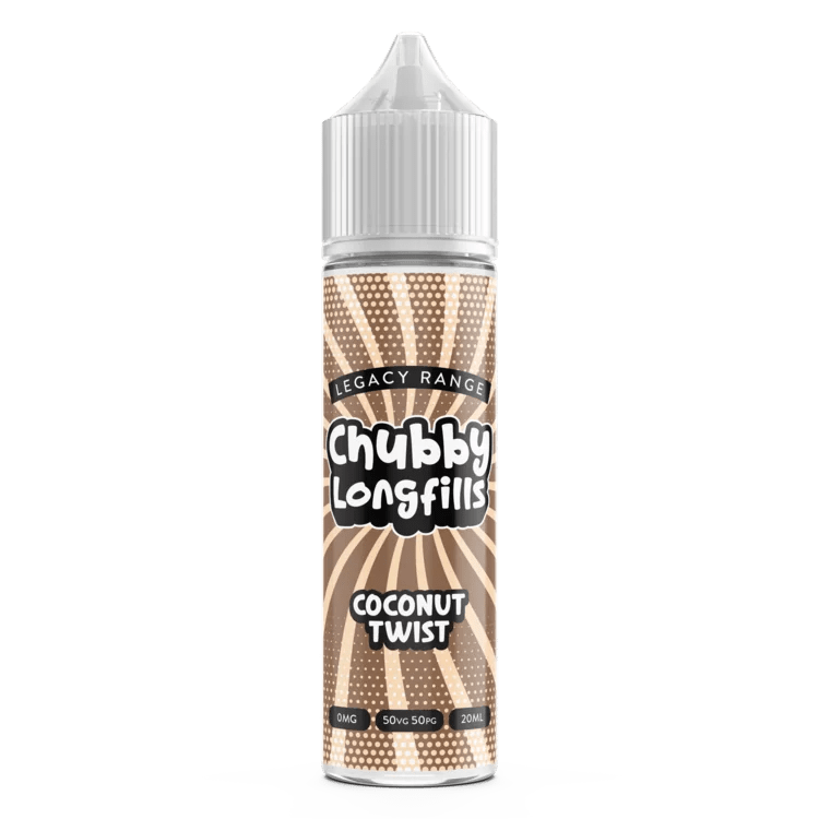 Chubby Longfill £4 - Avalanche Vapes Coconut Twist12mg (inc 4 salt shots)