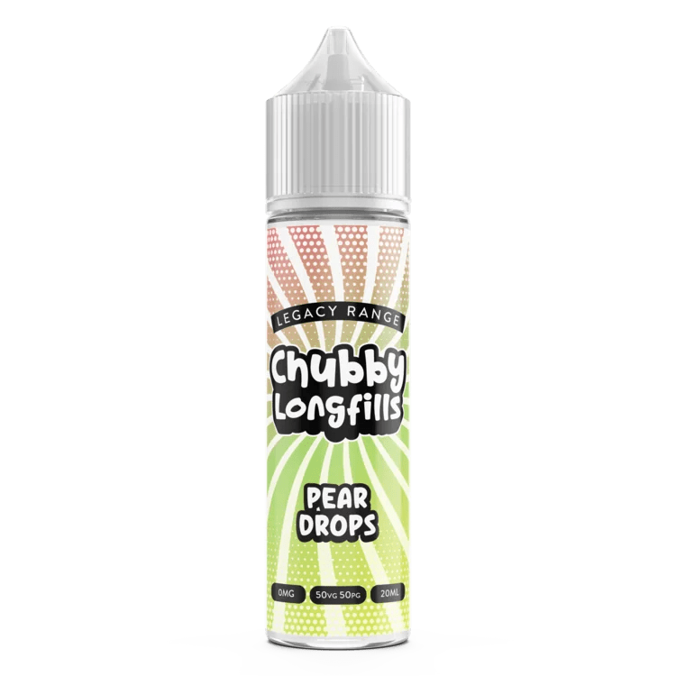 Chubby Longfill £4 - Avalanche Vapes Pear Drops12mg (inc 4 salt shots)