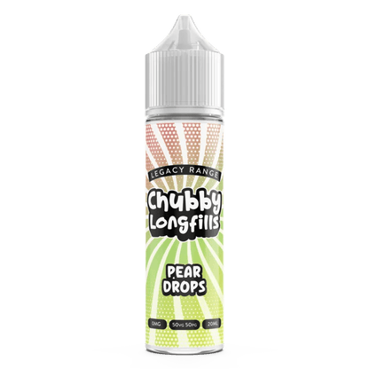 Chubby Longfill £4 - Avalanche Vapes Pear Drops12mg (inc 4 salt shots)