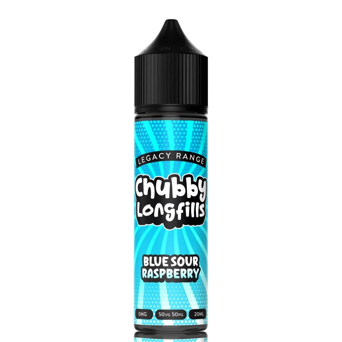 Chubby Longfill £4 - Avalanche Vapes Blue Sour Raspberry12mg (inc 4 salt shots)
