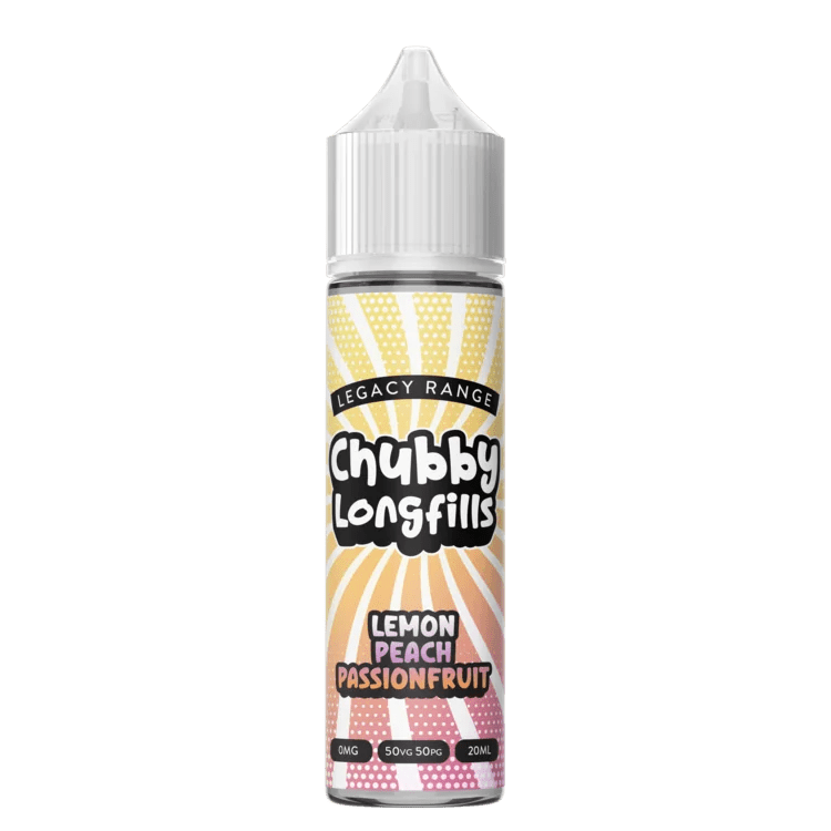 Chubby Longfill £4 - Avalanche Vapes Lemon Peach Passionfruit12mg (inc 4 salt shots)
