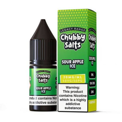 Chubby Nic Salt | £2 - Avalanche Vapes Sour apple Ice10mg