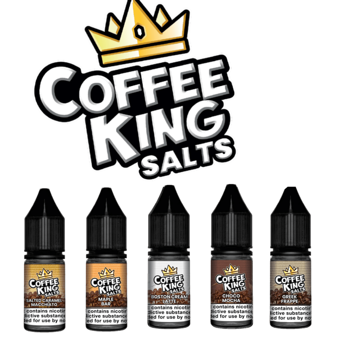 Coffee King Nic Salt | 50p - Avalanche Vapes Boston Cream Latte10mg