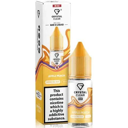 Crystal Clear Nic Salt | £2 - Avalanche Vapes Apple Peach10mg