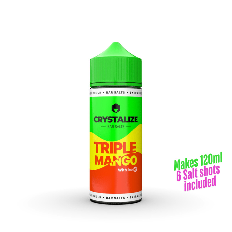 Crystalize Longfill + 6 Nic Salts | £12 - Avalanche Vapes Banana Ice10mg Inc 6 Salt Shots