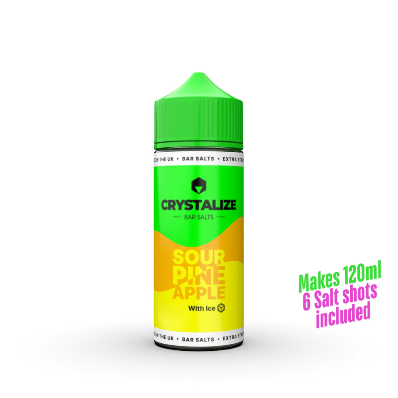 Crystalize Longfill + 6 Nic Salts | £12 - Avalanche Vapes Banana Ice10mg Inc 6 Salt Shots