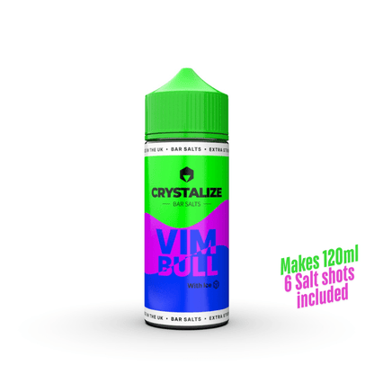 Crystalize Longfill + 6 Nic Salts | £12 - Avalanche Vapes Banana Ice10mg Inc 6 Salt Shots