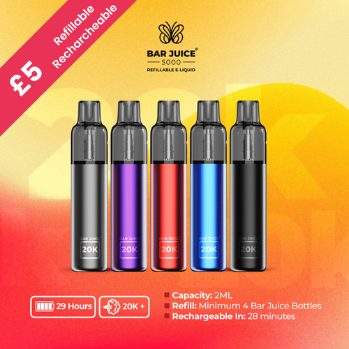 Bar Juice 20K refillable  £5