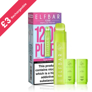 ElfBar 1200 Prefilled Pod Kit £3