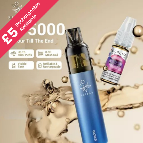 ElfBar EV5000 Disposable Pod Kit £5